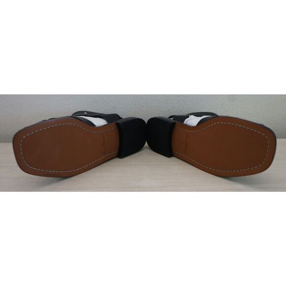 Free People x Sam Edelman Womens Sz 6M Black Leather Dawn Fisherman Sandals - Picture 4 of 13